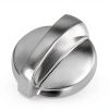 Oven Knobs 5 Pack WB03T10284 Konduone Chrome Replacement for GE Range-2