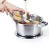 Blutoget Chrome Drip Pans Kit for Whirlpool Electric Range – 8" & 3×6"-3