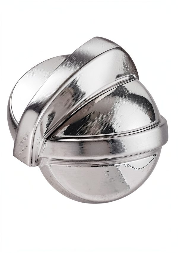 Oven Knobs 5 Pack WB03T10284 Konduone Chrome Replacement for GE Range-4
