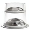 Blutoget Chrome Drip Pans Kit for Whirlpool Electric Range – 8" & 3×6"-4