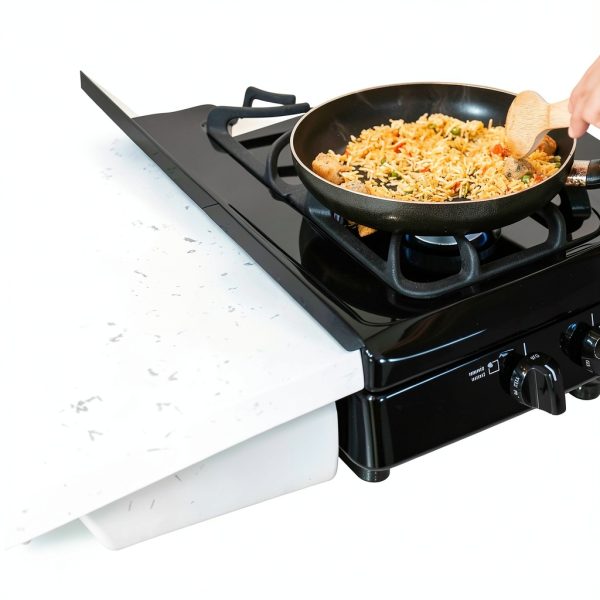 Stainless Steel Stove Gap Covers ItsNio Adjustable Range Trim Kit-4