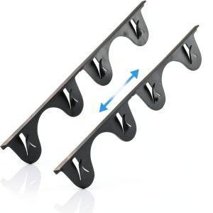 Stainless Steel Stove Gap Cover WKWWKW 2-Pack 13.8-27.5in Black-0